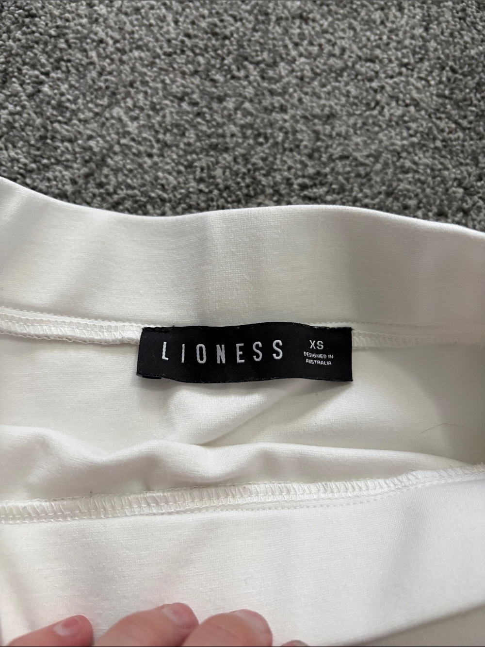Lioness Women's White Pleated Mini Skirt - Picture 2 of 3